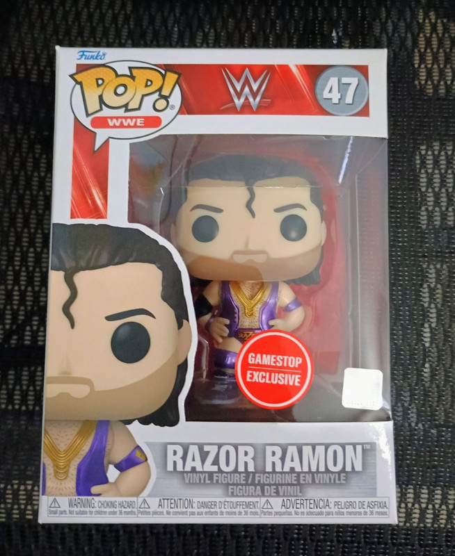 Funko POP #47 WWE Razor Ramon Gamestop Exclusive