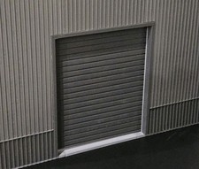 1:24 G SCALE GARAGE DIORAMA COMMERCIAL ROLL-UP DOOR 14'x12'
