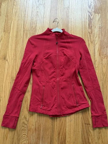 Lululemon Define Jacket – Size 6 – Red – Gently Used