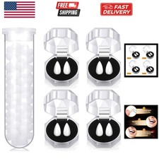 4 Pairs Vampire Fangs Teeth with Adhesive Halloween Cosplay Props White Horro...