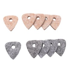 10 Pieces Wool Ukulele Plektrum Plektren Ukulele Guitar