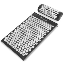 ProsourceFit Acupressure Mat and Pillow Set for Back/Neck Pain Relief and...