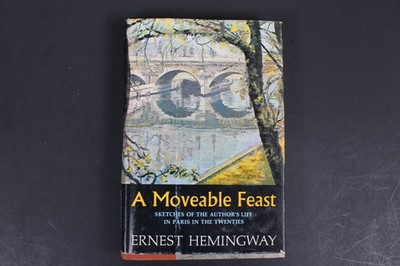 A Moveable Feast Ernest Hemingway 1964 Paris Memoir Scribner's HCDJ Hardcover