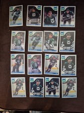1985–86 Topps Hockey Lot Of 16 Hartford Whalers Cards NM