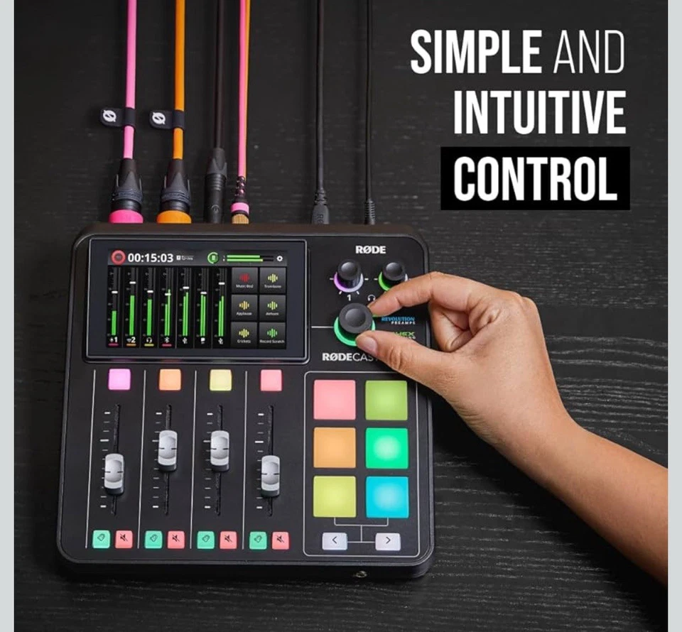 RØDECaster Duo Integrated Audio Production Studio – Mint Condition (Open Box) - Image 4 of 4