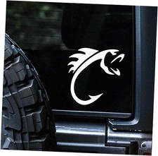 Fish Hook Decal Vinyl Car Sticker Fishing  Cars Trucks Vans Walls Laptop 