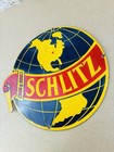 VINTAGE SCHILTZ 12x10.5" BREWERY BEER PUMP STATION GAS PORCELAIN OIL SIGN — photo 6