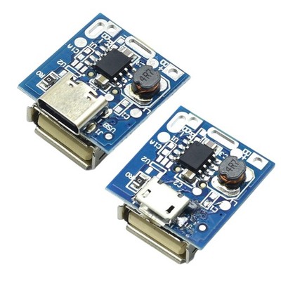 10Pcs 5V Step Up Power Module Board with LED Indicators for DIY Projects