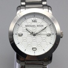 Michael Kors Janey Womens Watch 34mm White MK Dial MK-3157 New Battery 6.25"