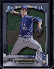2025 Bowman #BCP-76 Blake Wolters Chrome Prospects Fuchsia Refractor #/199