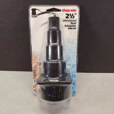 Shop Vac 906-87 2 1/2" Universal Tool Adapter Fits 1" - 2 1/2" Hose NOS