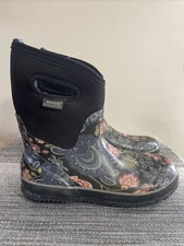 BOGS Classic High Paisley Women's Waterproof Winter Rain Snow Boots ~ Size 10