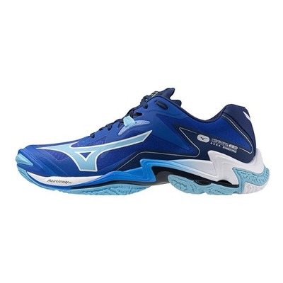Mizuno Volleyballschuhe Wave Lightning Z8 blau/weiß/marine Indoor leicht 2E