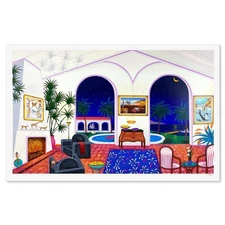 Fanch Ledan, "Interior with Salvador Dali" Limited Edition Serigraph, AP Numbere