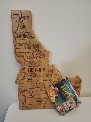 Totally Bamboo Destination Idaho Cutting Board, Charcuterie, Cheese Serving NEW
