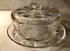 Pyrex Sculptured Three-Piece 2.5 QT Covered Casserole With Matching Plate/Tray