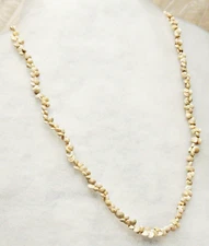 Super Lightweight Handmade Shell Bead Necklace Over the head Shell Necklace
