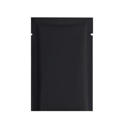 10000 Double-Sided Matte Black Open Top Mylar Foil Sample Pack Storage Bags 2x3''