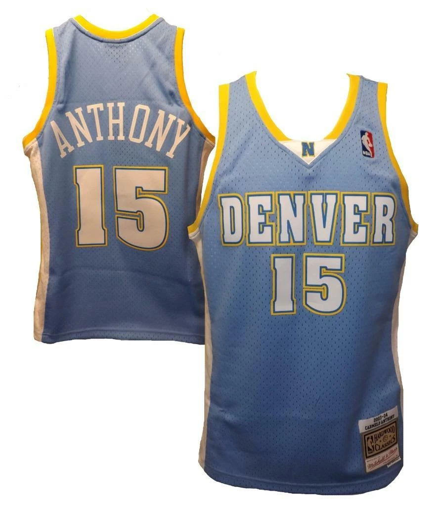 Mitchell & Ness Swingman Carmelo Anthony Denver Nuggets Road 2003-04 Jersey