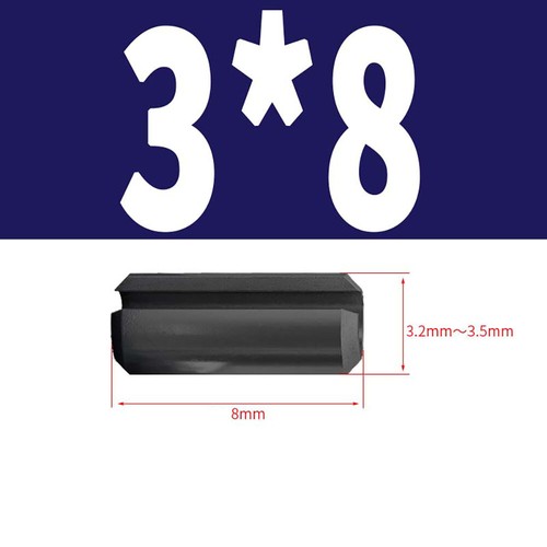 Black Spring Pins Split Tension Roll Pin 65 Mn steel M1.5 M2 M2.5 M3 M4 M5-M12 - Picture 53 of 156