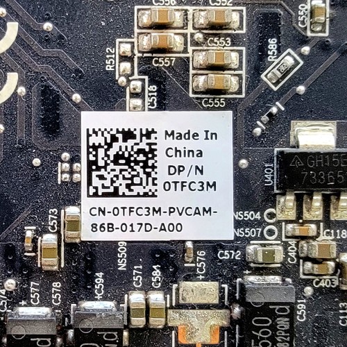 Dell TFC3M AMD Radeon Pro WX 4100 4GB GDDR5 4x Mini DisplayPort Graphics Card - Picture 2 of 3