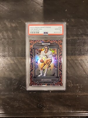 2023 Panini Prizm Draft Picks - Joe Montana #54 Snake Skin Prizm