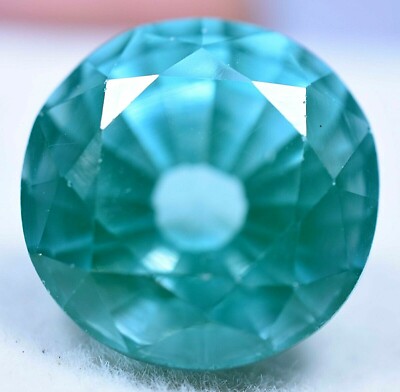 13.40 Ct Natural Paraiba Tourmaline AAA Greenish Neon Blue Copper Treated Gem
