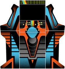 Grafica Bartop Weecade Cabinato Arcade Pandora Box Vinile Adesivi Tron