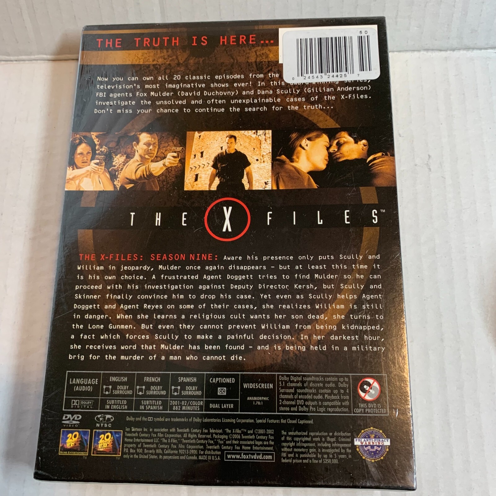 The XFiles (DVD) The Complete Ninth Season, 5 Disc Set New & Sealed 24543244257 eBay