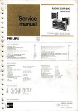 Servizio Manuale di Istruzioni per Philips 22 RR 800