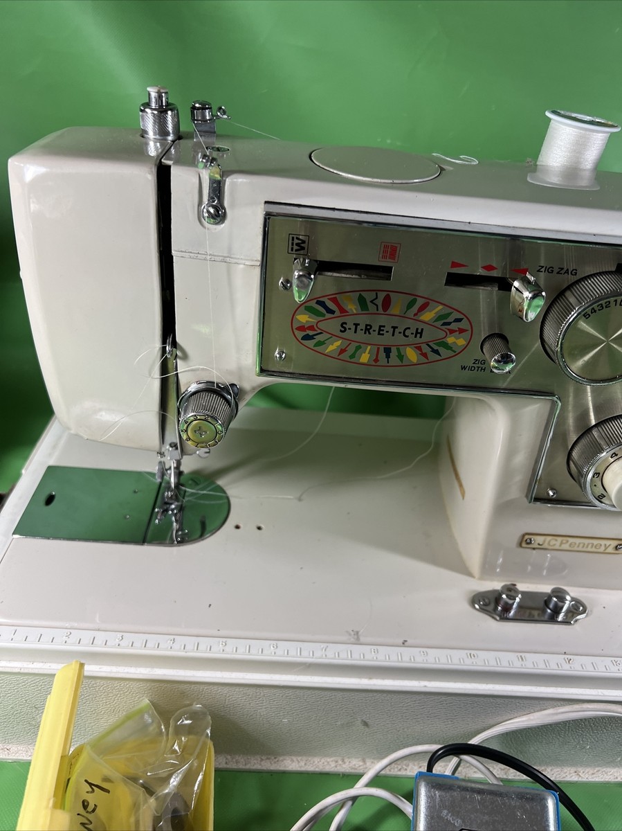 Vintage JC Penney 6120 Stretch 344C Sewing Machine With