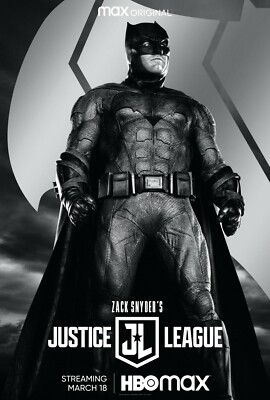 Justice League movie poster (c) - 11 x 17 inches - The Snyder Cut, Batman poster
