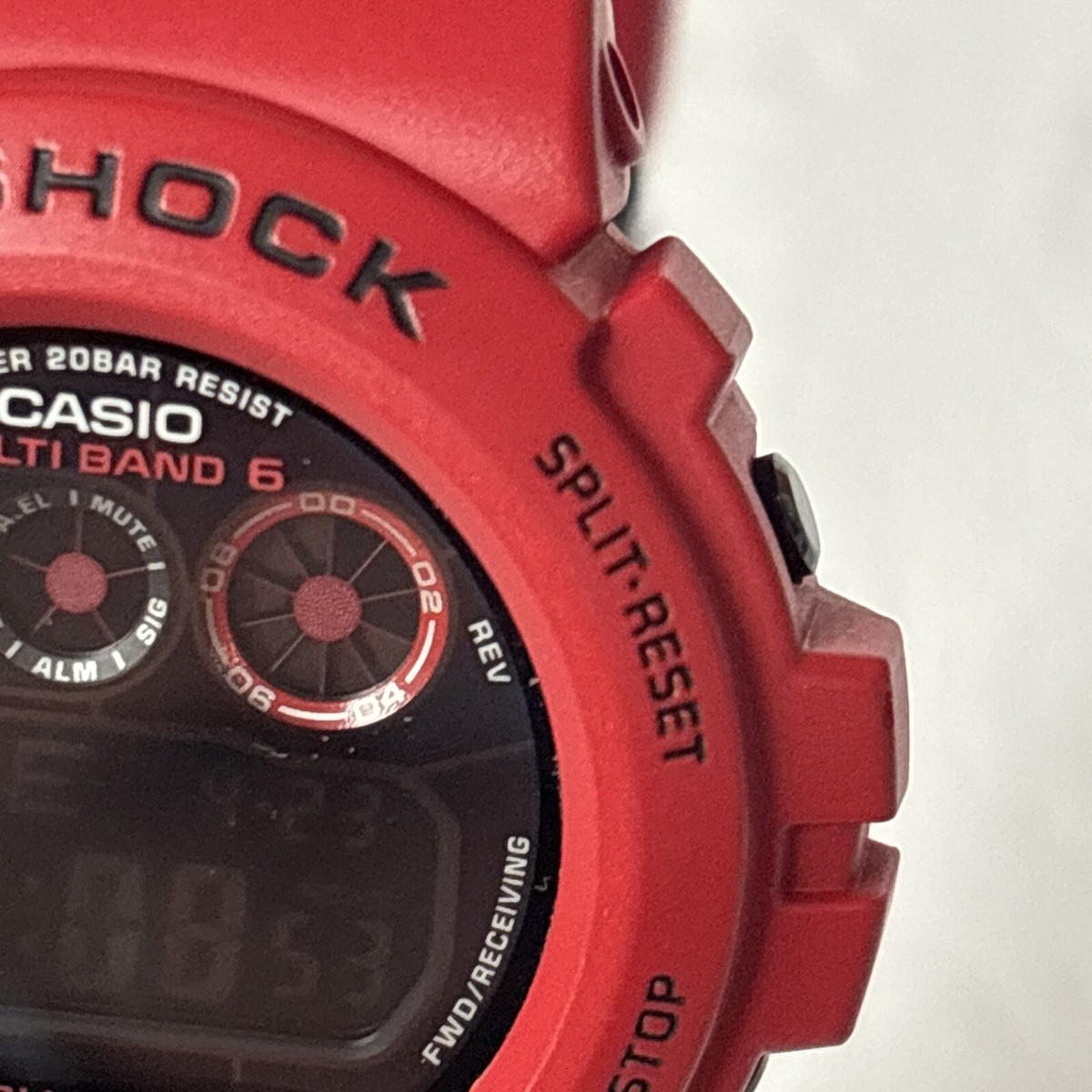 CASIO G-SHOCK ソーラー充電 レッド G-SHOCK】G-LIDE(Gライド) / GWX-5600C-4JF / 電波ソーラー