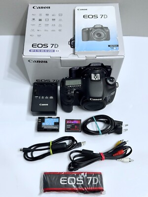 Digitalkamera Canon EOS 7D 19.0 MP Digitalkamera - Schwarz / nur Body