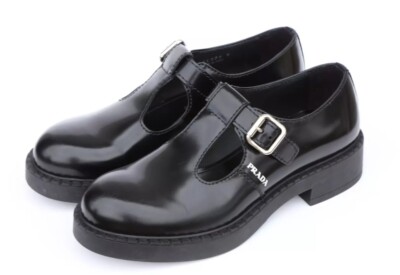 Prada Mary Jane Buckle Platform Mens Loafers Size US 7/UK 6 in