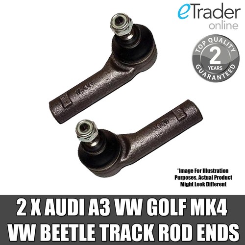 VW Golf MK 4 Track Rod Ends Tie Rods Outer Pair 199806 MK4 1.4 1.6 1.8