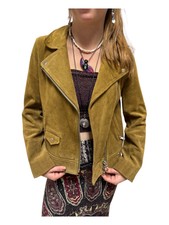 Madewell Suede Leather Moto Jacket Small