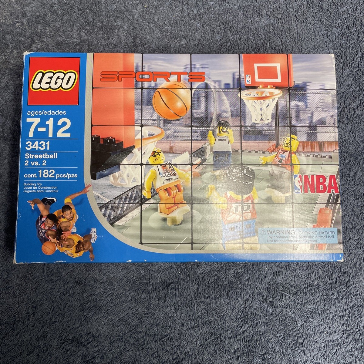 LEGO Sports Basketball 3431 Street Ball 2 Vs. 2 Open Box Sealed