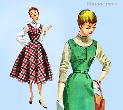 Jumper Dress Pattern 1950s Pinafore Skirt 1950s Pinafore Skirt New