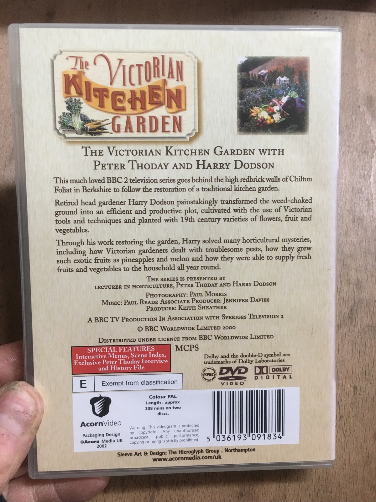 The Victorian Kitchen Garden with Peter Thoday & Harry Dodson(2xDVD R2 ...