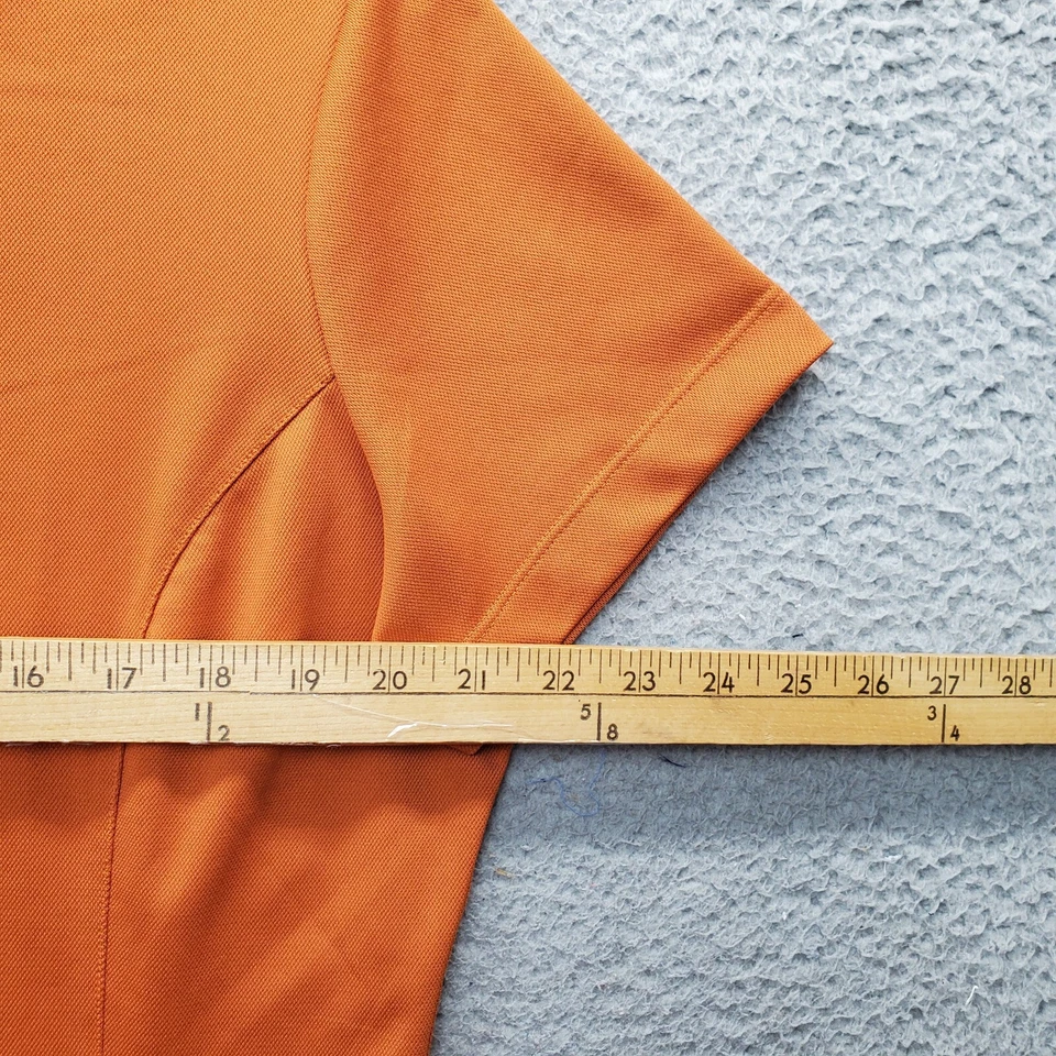 Nike Golf Performance Polo Mujer XL Naranja Dri Fit Cuello Bordado Logo Foto 4 de 4