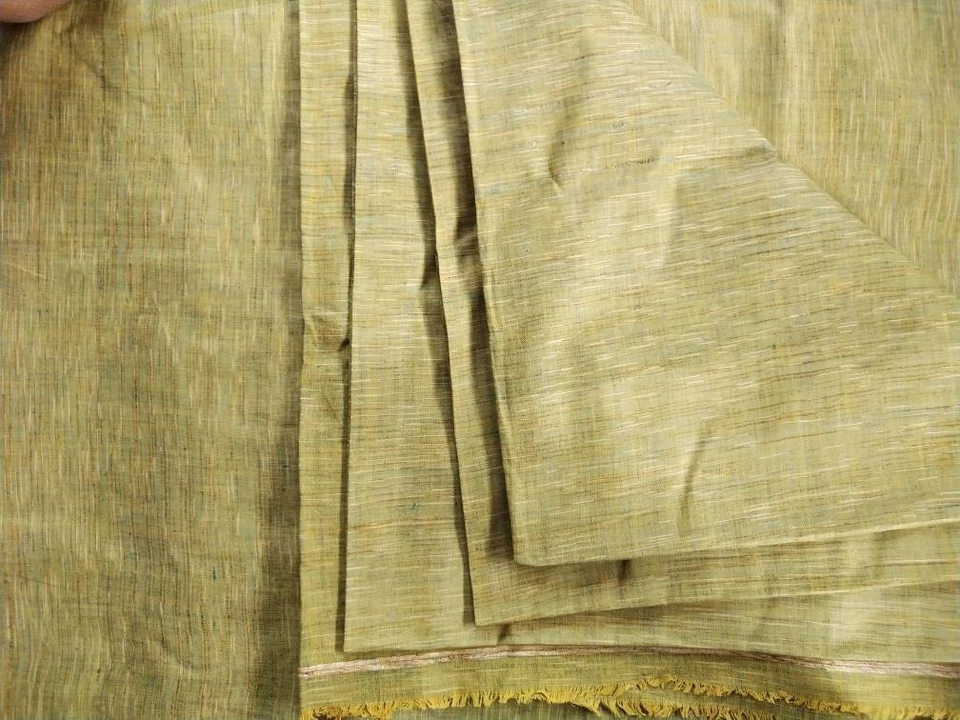 Muslin Febric 100℅ Cotton Unbleach 5 Metre Febric Olive Green thread Count 200 - Image 2 of 2