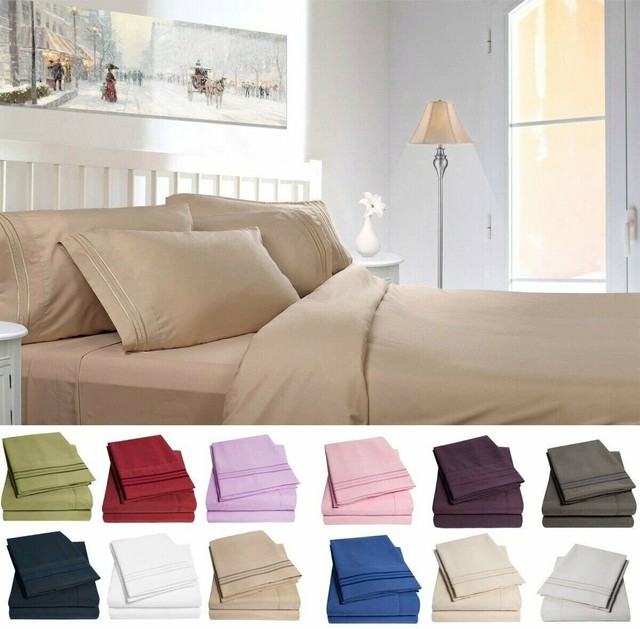 South Street Loft Microfiber Dual Pink/Mauve Sheet Set (Size King