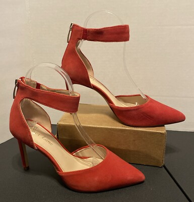 ESSEX LANE Valan Ankle Strap Heels Womens Stilletto Slingback
