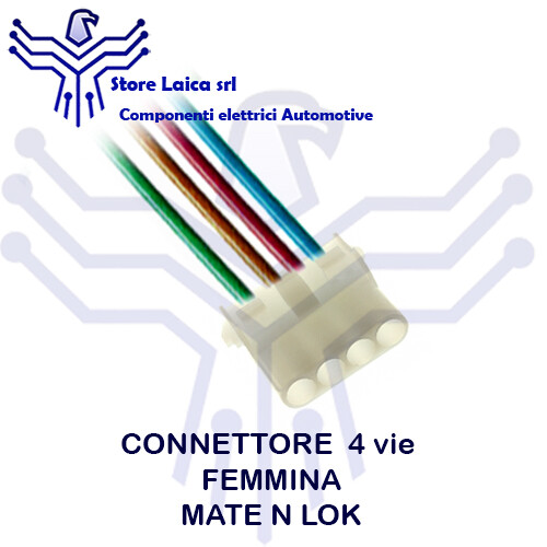 Connettore 6 Poli Maschio AMP MATE-N-LOK 1-480704-0 - Foto 10