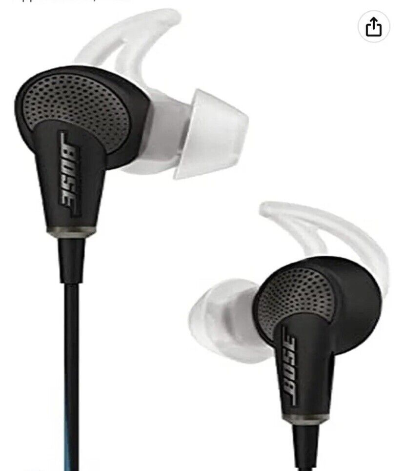 オーディオ機器 イヤフォン Bose QuietComfort 20 QC20 Noise Cancelling Headphones - Apple iOS 