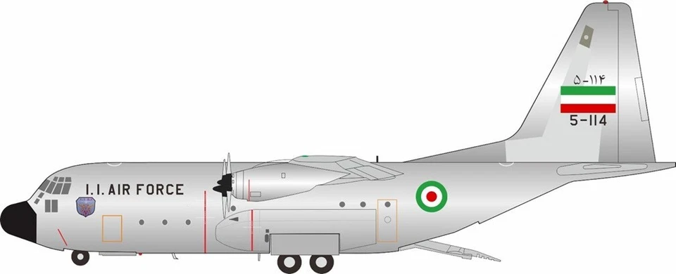 Iran Air Force / Lockheed Martin C-130E / 5-114 / ART02114IIH / 1:200 *LAST* - Image 2 of 2