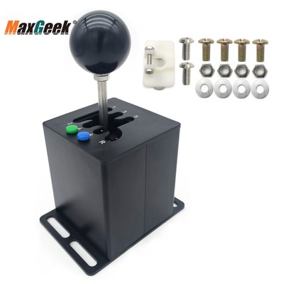 Simplayer 6+R Gear Shifter H Shifter Sim Racing Shifter with Buttons for G27 G29