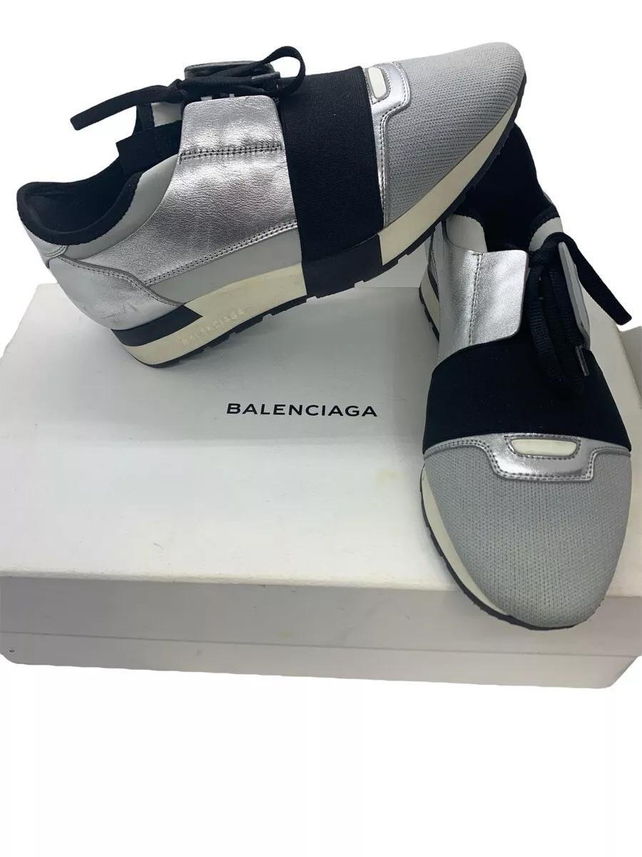 Balenciaga silver hotsell runners