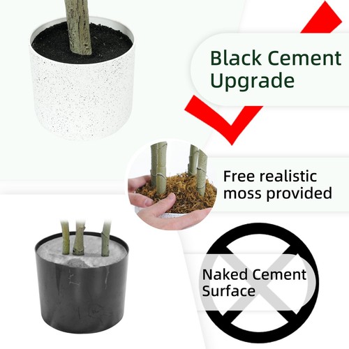 Artificial Agave Tree w/Plastic Planter and Artificial Moss for House Office - Picture 32 of 55